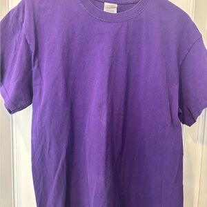 Gildan Purple Heavy Cotton Crewneck Tee